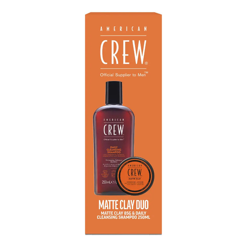 American Crew Matte Clay 85g + Daily Cleansing Shampoo 250mL