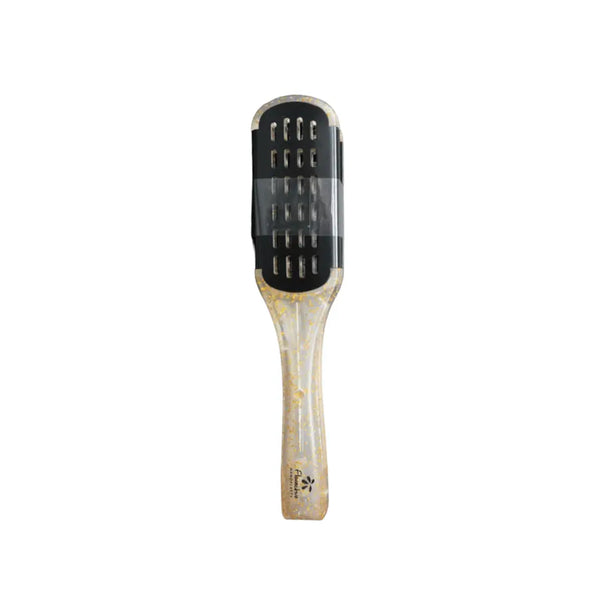 Floractive Pro Straightening Clamp Brush (Gold Glitter)