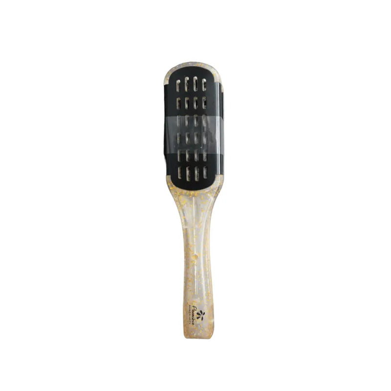 Floractive Pro Straightening Clamp Brush (Gold Glitter)