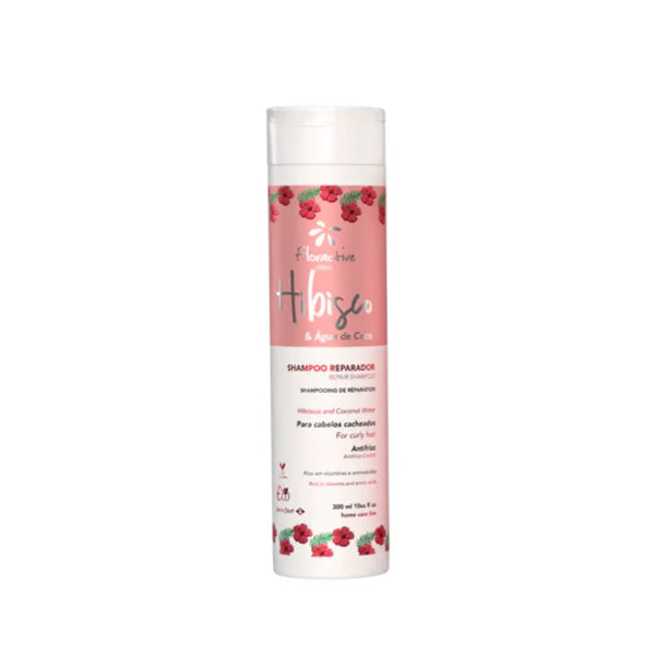 Floractive Hibiscus & Coconut Water Repair Shampoo (for Curly Hair) 300ml
