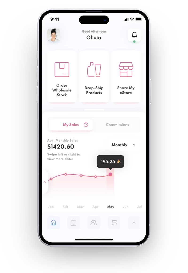 The HUSL app — run your whole business from your phone