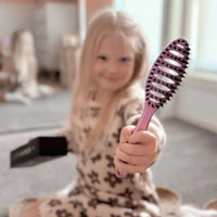 HHB Happy Detangler Mini Brush - Lavender (3 Pack)