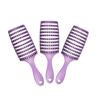 HHB Happy Detangler Paddle Brush - Lavender (3 Pack)