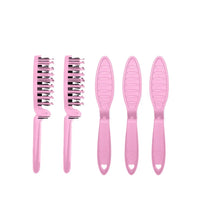 HHB Pocket Happy Hair Brush - Pink (5 Pack)