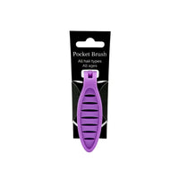 HHB Pocket Happy Hair Brush - Purple (5 Pack)
