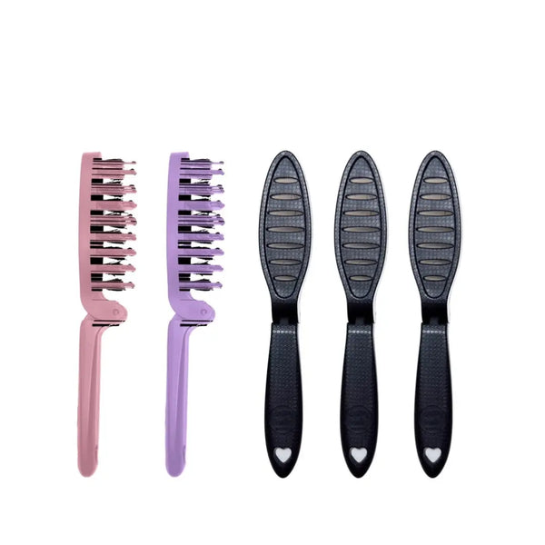 HHB Pocket Happy Hair Brush Set (5 Pack)