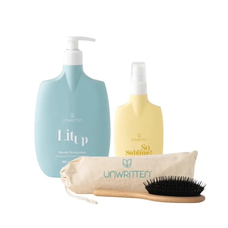 Unwritten Blonde Revival + Wooden Cushion Brush