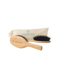 Unwritten Wooden Cushion Brush Duo